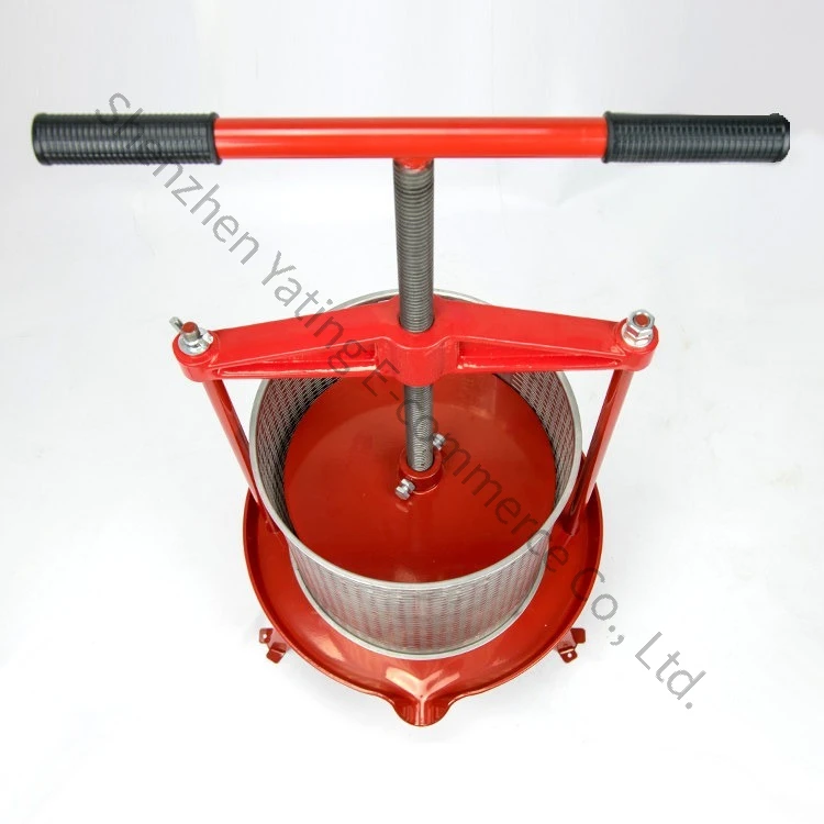 14L Manual Honey Press, Wine Grains Press, Juicer, Vegetable Filling, Chinese Medicine Residue Press Machine