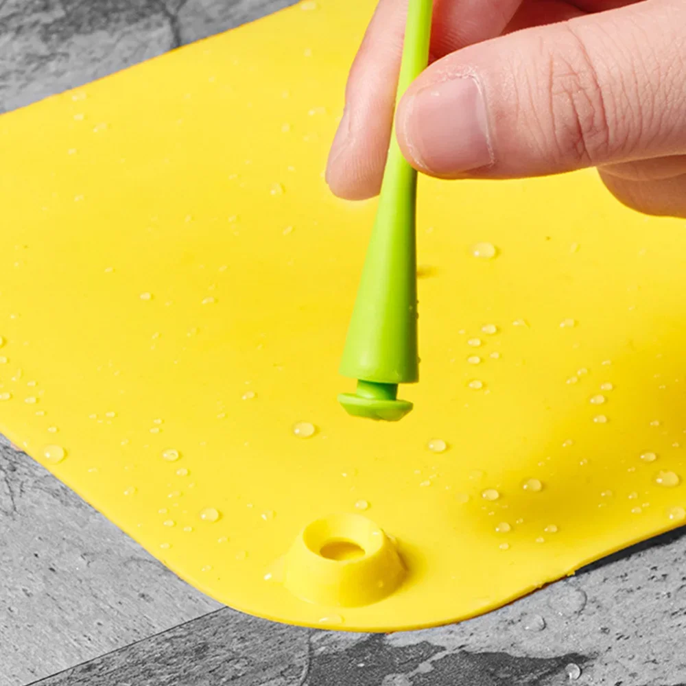 سيليكون غطاء لبالوعة بالأرضية العالمي دش الطابق بالوعة مكافحة حجب الحمام المطبخ المرحاض مكافحة رائحة المجاري الفول تنبت الشكل