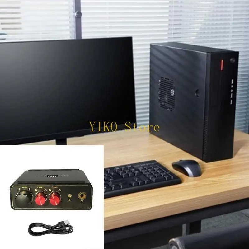 K32C Máy Ghi Âm Tiền Khuếch Đại Phono Preamp cho Bàn Xoay Stereo HiFi Ống Chân Không Khuếch Đại với Đầu Ra 3.5mm cho Bàn Xoay