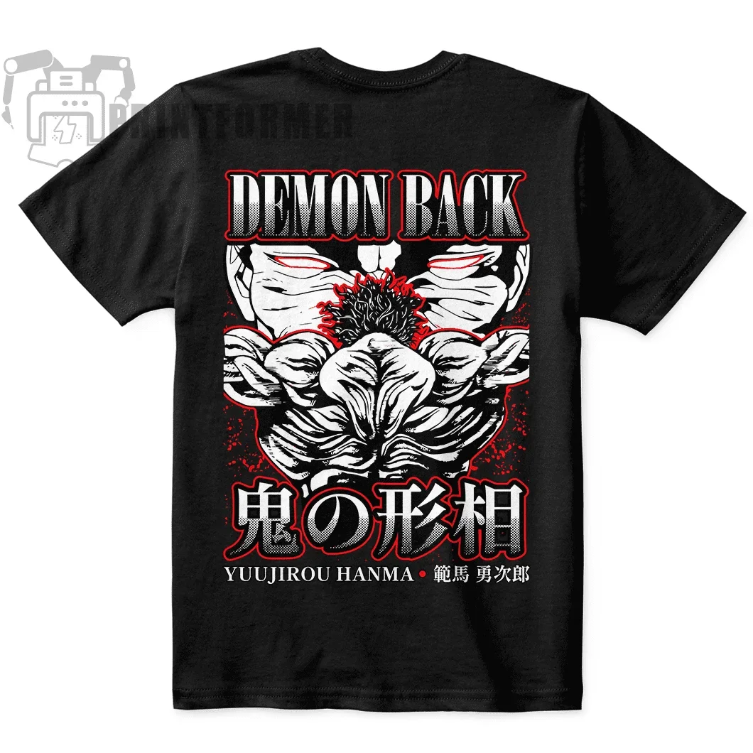 Baki The Grappler Anime T-Shirt, Yujiro Hanma, Chemise Cadeau, Toutes Tailles, 100 Coton