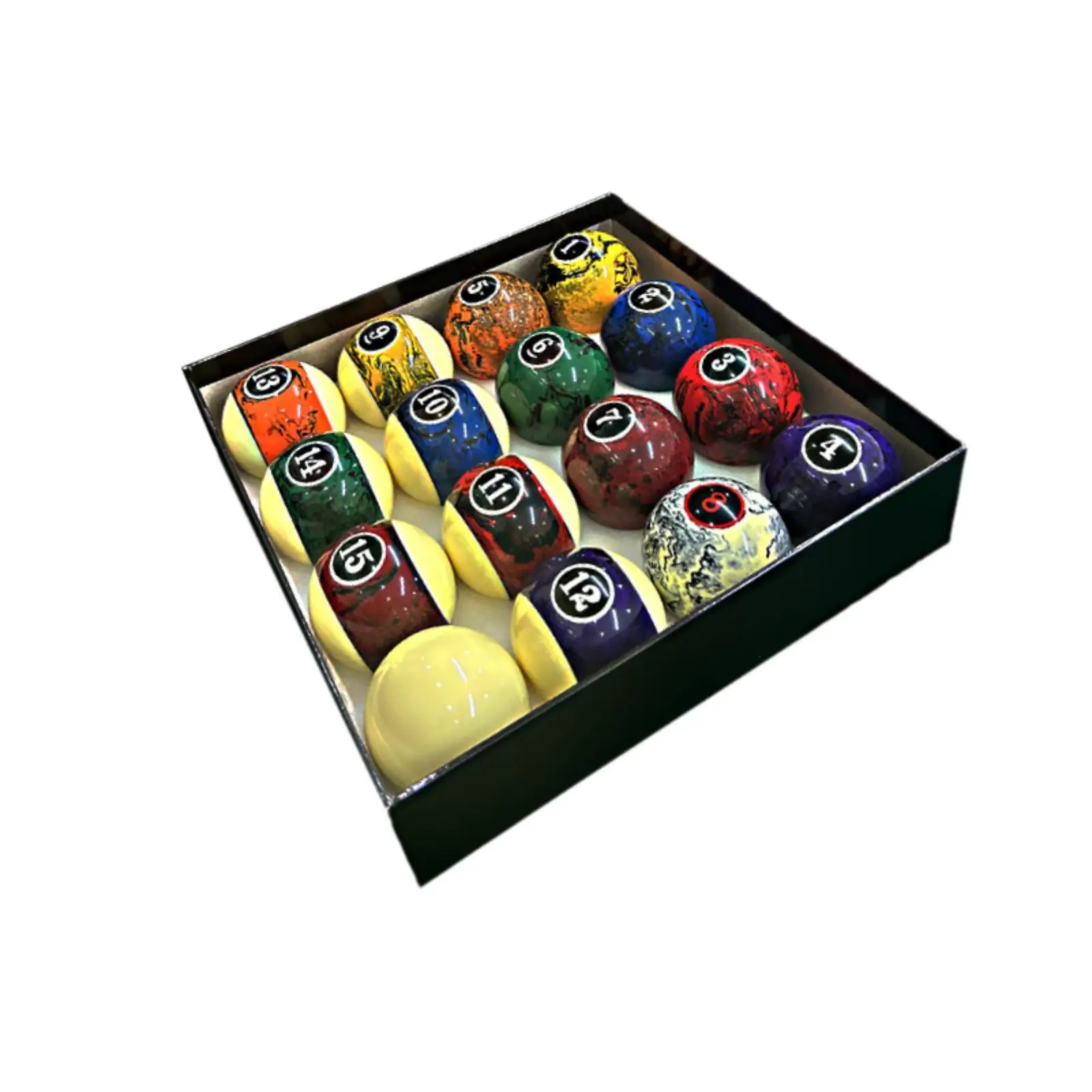 16x Pool Table Balls Billiards Supplies Billiard Balls for Club Game Rooms