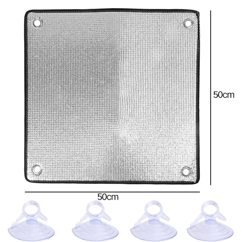 Copertura per tetto ispessita Isolamento in foglio di alluminio Protezione solare interna 30 * 100 cm Proprietà antigelo per uso domestico