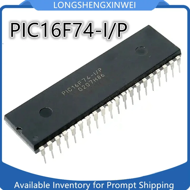 1PCS PIC16F74-I/P PIC16F74 Inline DIP-40 Microcontroller Chip in Stock