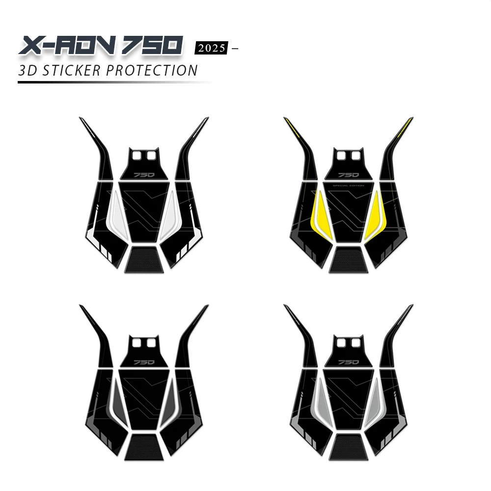 For Honda X-ADV 750 2025 Center Ignition Adhesive on 3D Resin Protective Stickers on XADV-25-001
