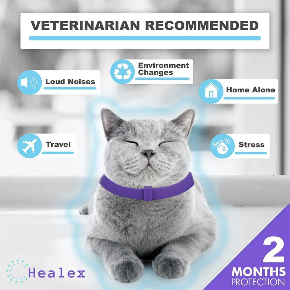 Puppy Necklace Adjustable Pet for Eco-Friendly Long-Lasting Cats Kittens Reduce Stress Gift