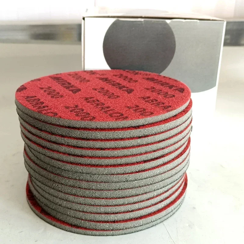 Mirka 8A-241 Abralon 6Inch 180-4000 Grit Sponge Sangding Disc Foam Hook & Loop Sandpaper 150mm Flexibly Polish Plane