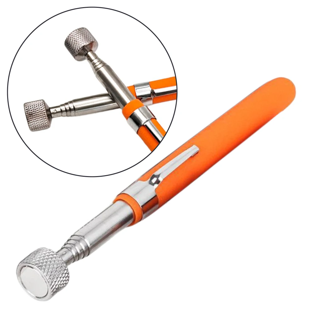 1pcs Versatile Telescopic Magnetic Tools Stainless Steel Metal Suction Rods For Picking Up Paper Clips,staples,batteries,needles