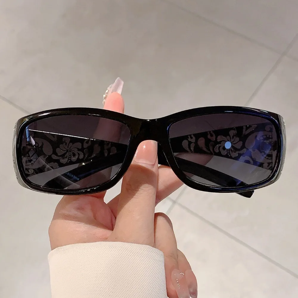 أزياء PC الراين النظارات الشمسية الأنماط الكورية Y2K القط العين نظارات شمسية نظارات شمسية رياضية UV400 ظلال نظارات السيدات
