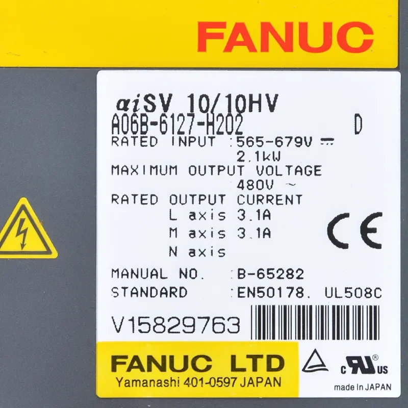 

New Fanuc Servo Drive A06B-6127-H202 A06B-6127-H154 A06B-6127-H102 A06B-6127-H205 A06B-6127-H207