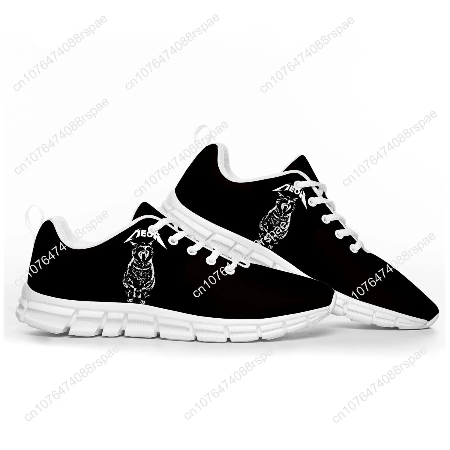 Zapatos deportivos de gato Meowtallica Rock Band Pop para hombres, mujeres, adolescentes, niños, zapatillas casuales personalizadas, zapatos de pareja de alta calidad