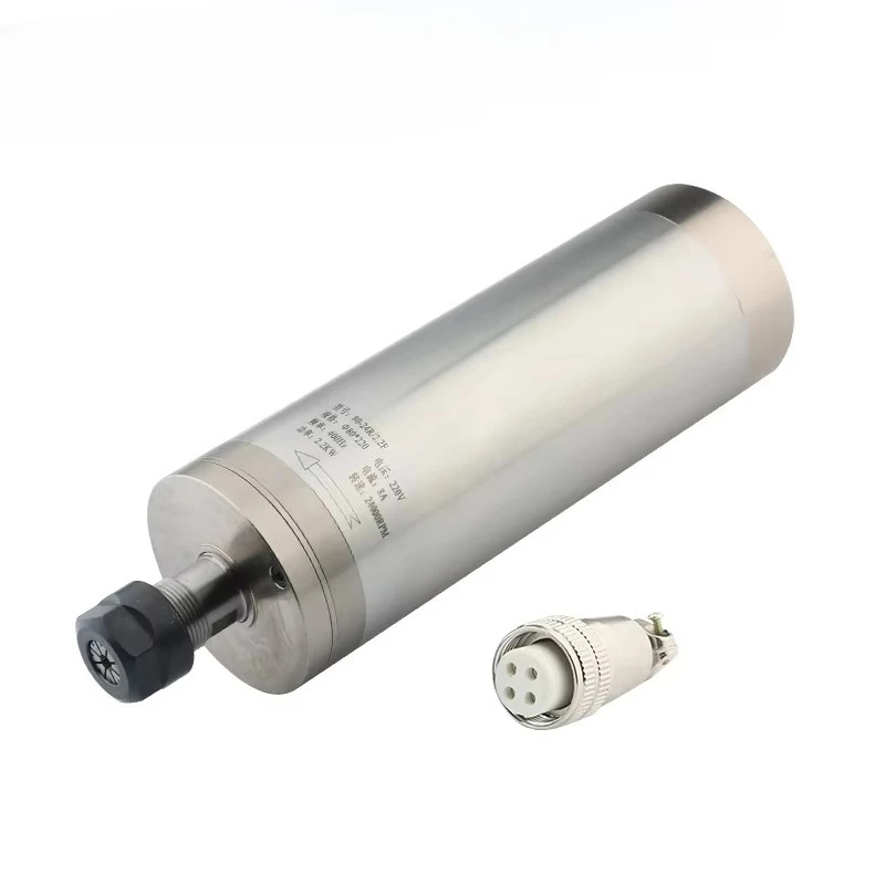 Hongyang Motor 2.2kw4 Bearing CNC Mechanical Engraving Machine High-precision Water-cooled High-speed Motor Spindle