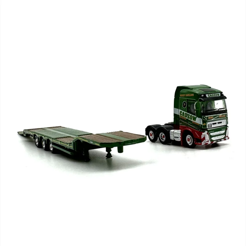 1:148 Scale Diecast Alloy Green FH4 Truck Trailer Toys Cars Model Classic Adult Souvenir Gifts Static Display Desktop Decoration