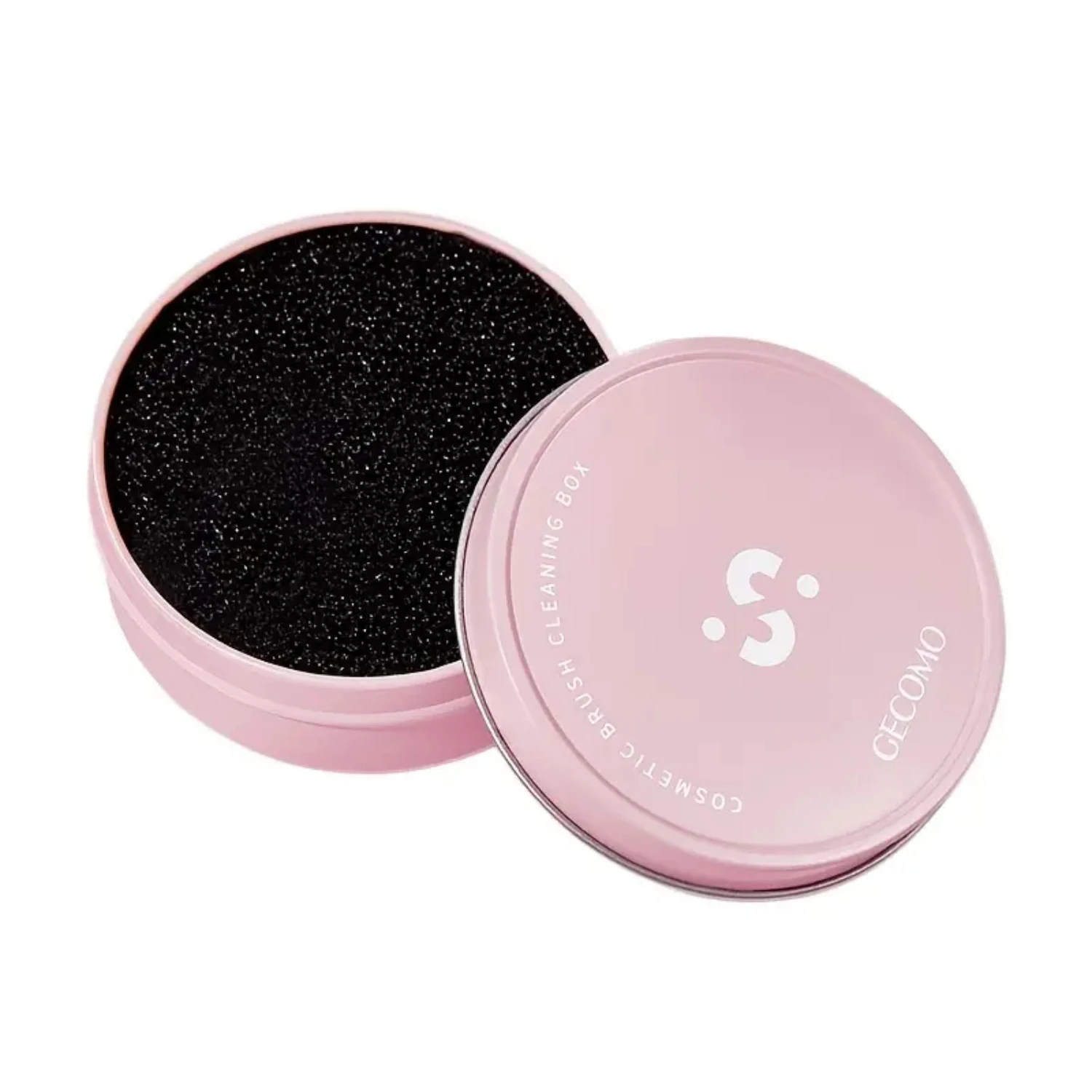 Reusable Water Dry Free Color Removal Cleaner Sponge for Makeup Brushes, Black Brush Color Removal Cleaner Sponge, Effective and