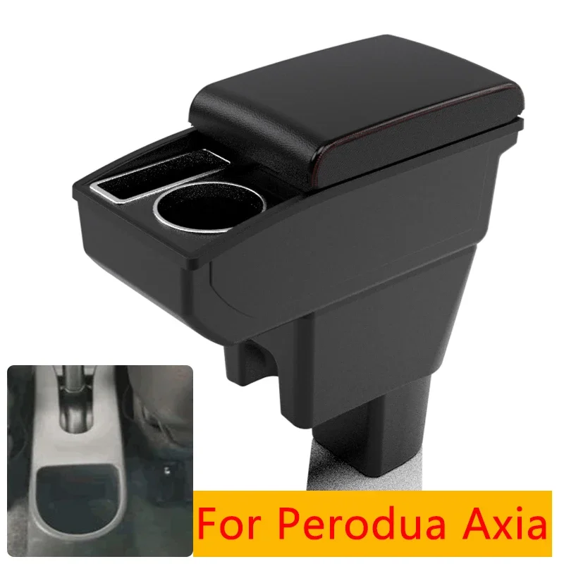 Reposabrazos para consola central Suzuki Celerio, caja de almacenamiento con portavasos, accesorios interiores de coche