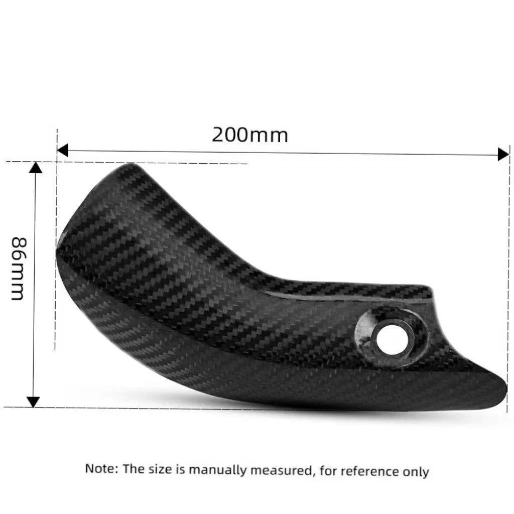 Motorcycle exhaust pipe anti-scalding cover Carbon fiber heat insulation cover For X-ADV 750 Adv750 XADV750