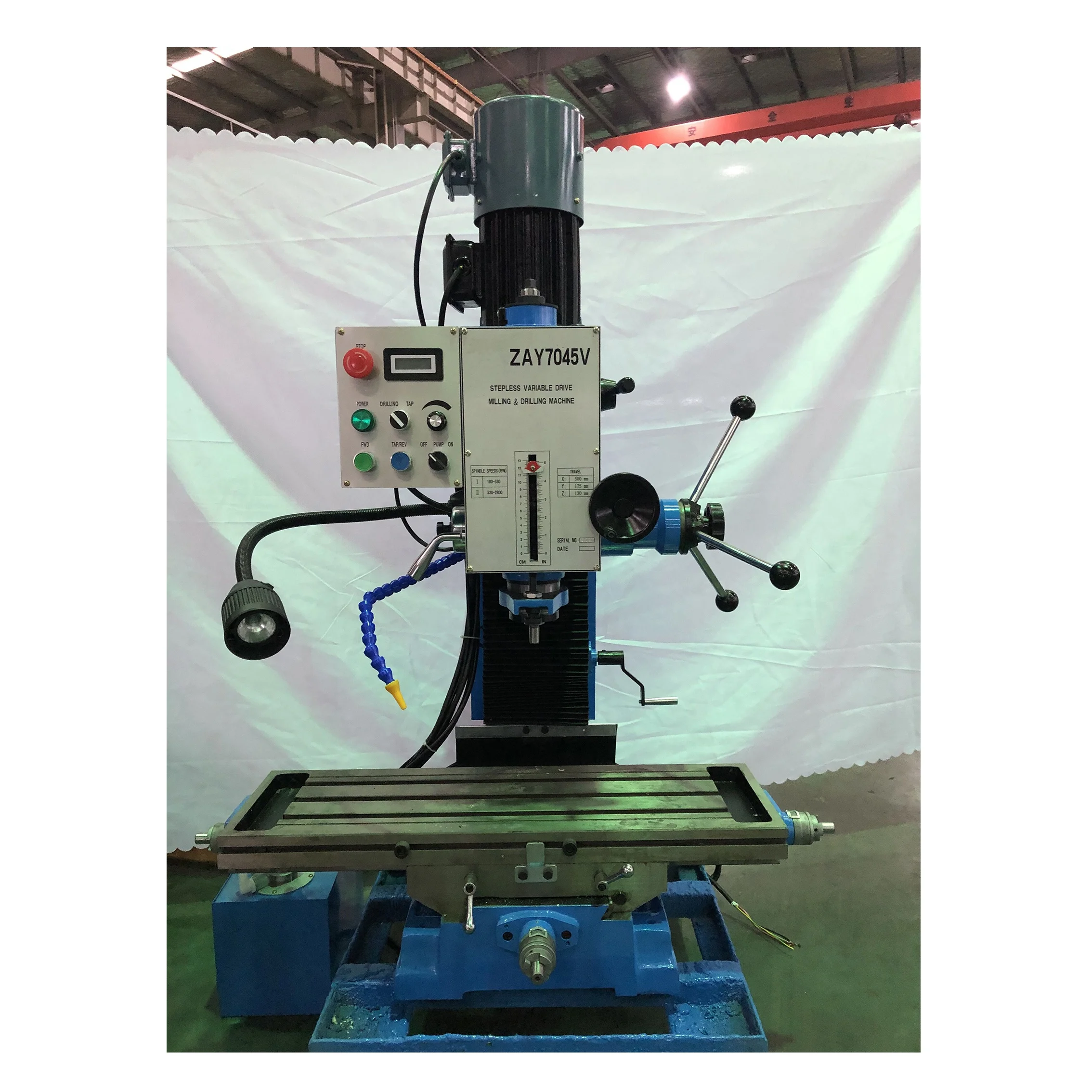 ZAY7045V Variable Speed mini milling and drilling machine for sale