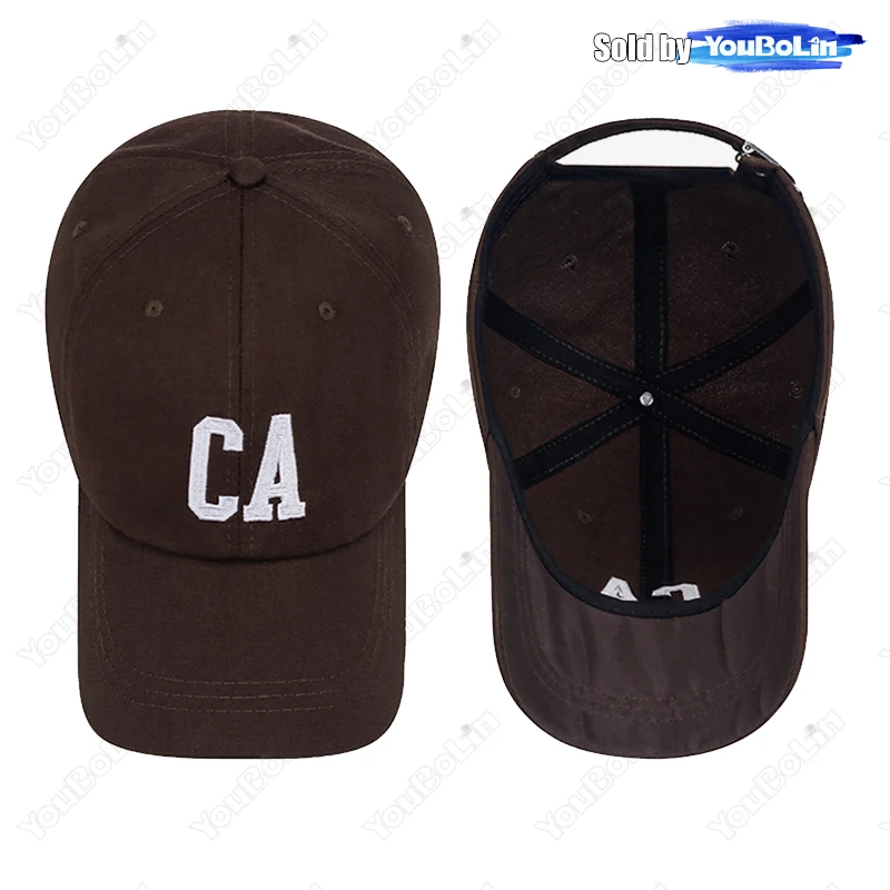 CA رسالة مطرزة القطن قابل للتعديل قبعة بيسبول قبعة الشمس قبعات سائقي الشاحنات قبعات للآباء