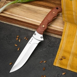 Outdoor High-Hardness Military Tactical Knife, EDC Fixed Blade, Self-Defense, Suitable for Wilderness Survival Knife