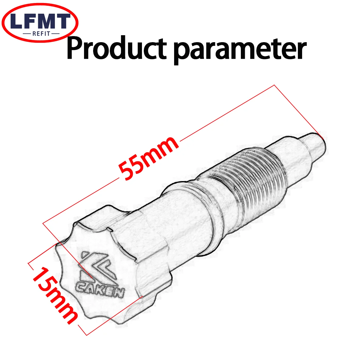 Carburetor CNC Throttle Mixing Screw For KTM Motorcycle EXC250 EXC300 Husqvarna TC250 TC300 GAS GAS EC300 2020 2021 2022 2023