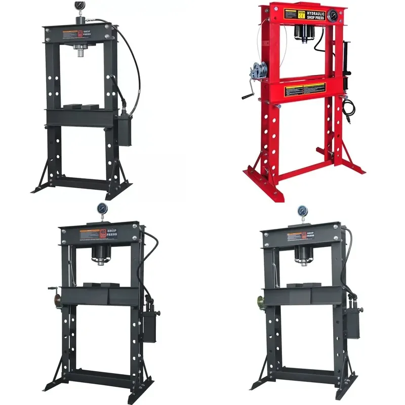 30-Ton air/electro-hydraulic workshop press for vehicle repair workshop