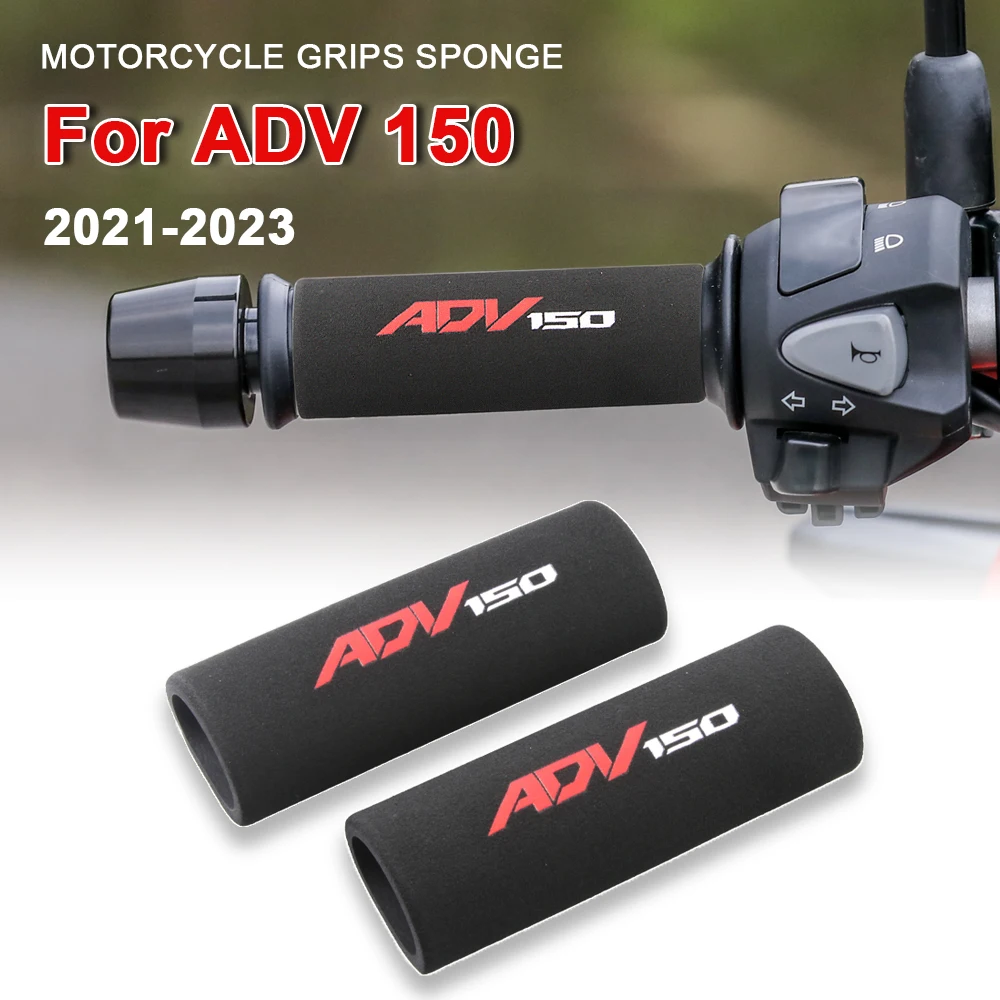 Anti-slip Motorcycle Handlebar Foam For Honda ADV 150 ADV150 2021 2022 2023 Anti Vibration Handle Bar Grips Sponge Accessories