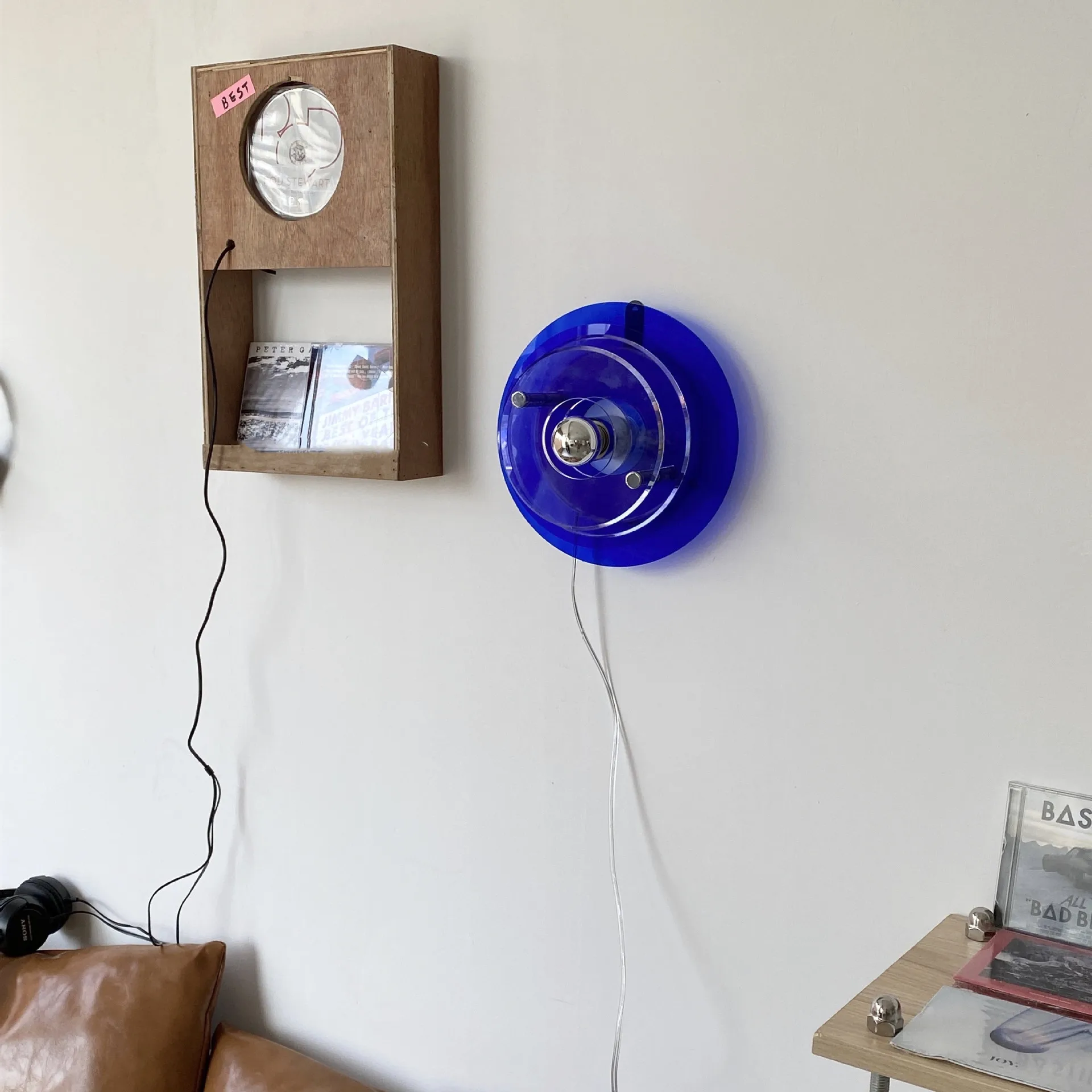 Pires voadores medievais ultra-moderno espaço idade bauhaus sala de estar quarto hotel lâmpada de parede ambiente