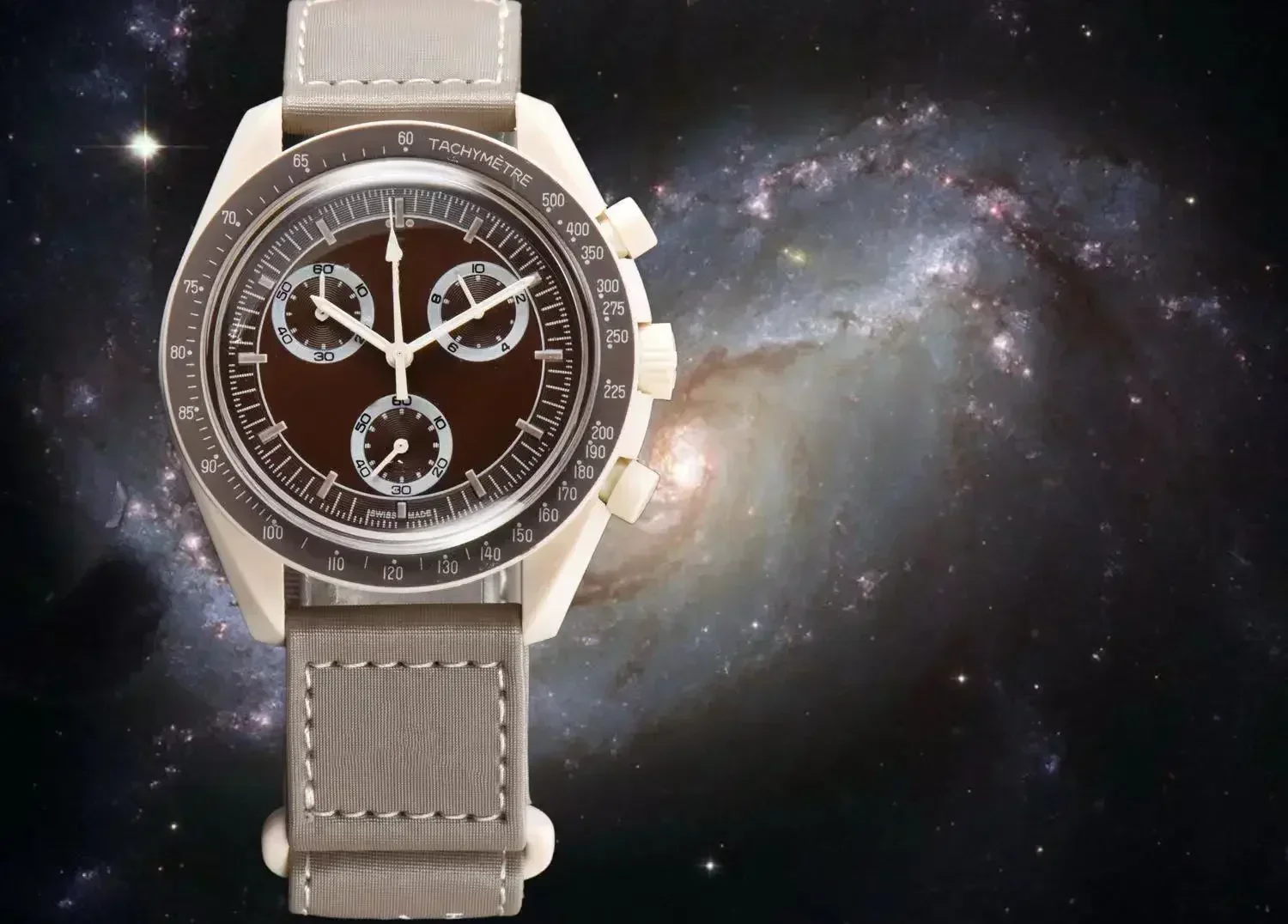 2025 Novo relógio masculino e feminino. Presente/Aniversário, Multi - Cor, Cronógrafo, Estojo Plástico, Lua/Planeta - Inspirado, Quartzo