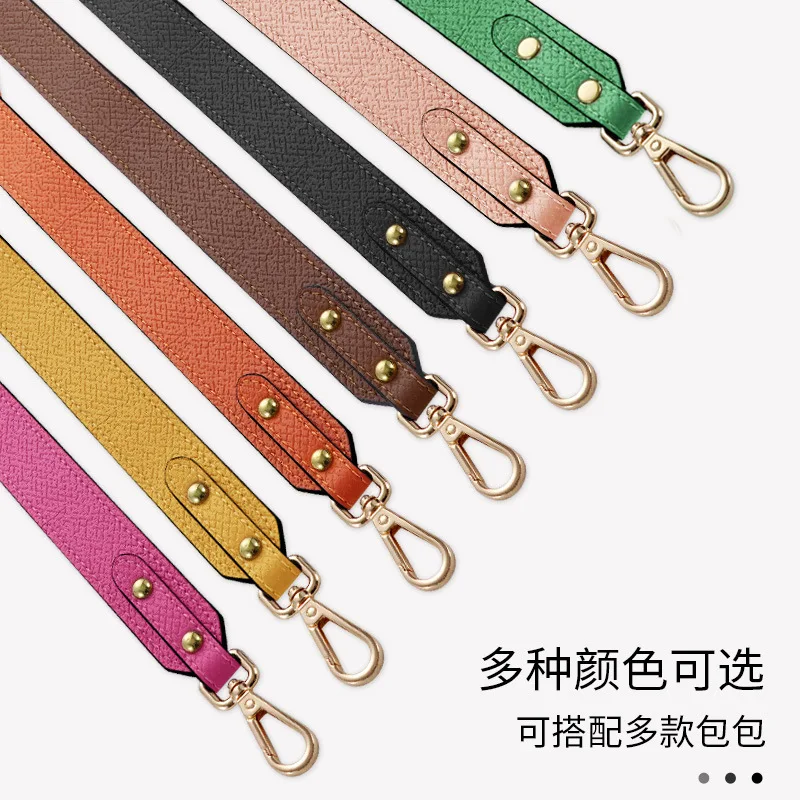 Genuine Leather Bag Strap For Longchamp Bucket Bag Free Punching Modification Set  Wide Replacement Strap Accessories Bag Straps