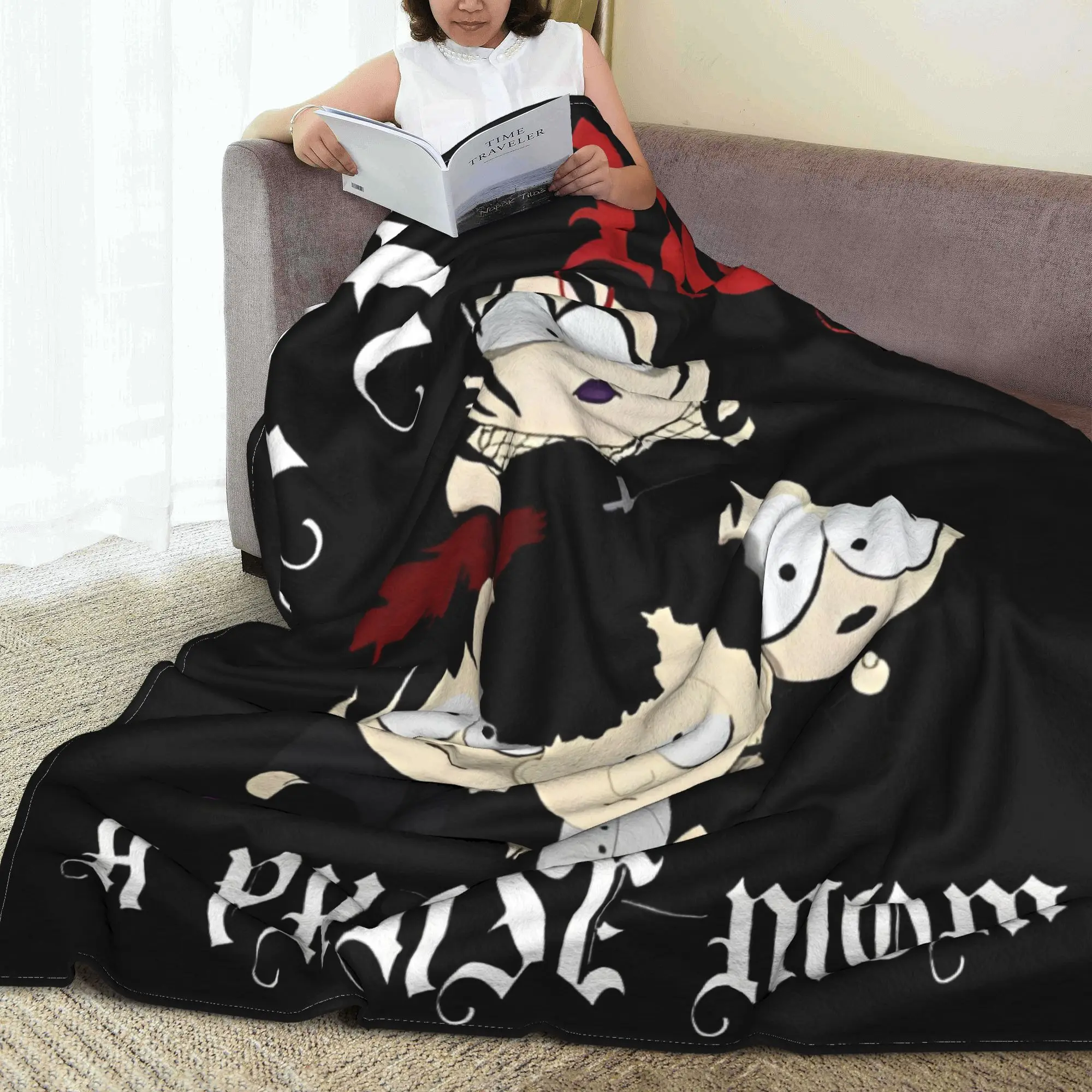 Southpark Anime Throw Blanket for Couch Goth Kids It\'s Not a Phase Mom Soft Cozy Plush Blanket 50x60 Inch Multi-size Bedspread