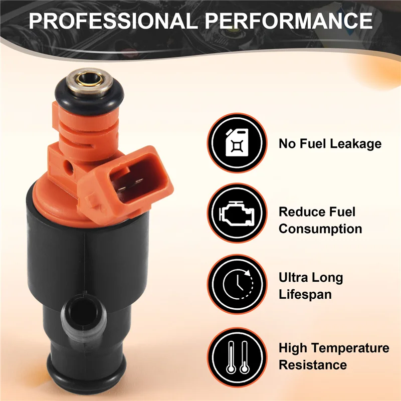 A45F-4Pcs/Lot Fuel Injector Nozzle 0280150504 0280150502 For 95-02 Kia Sportage 2.0L
