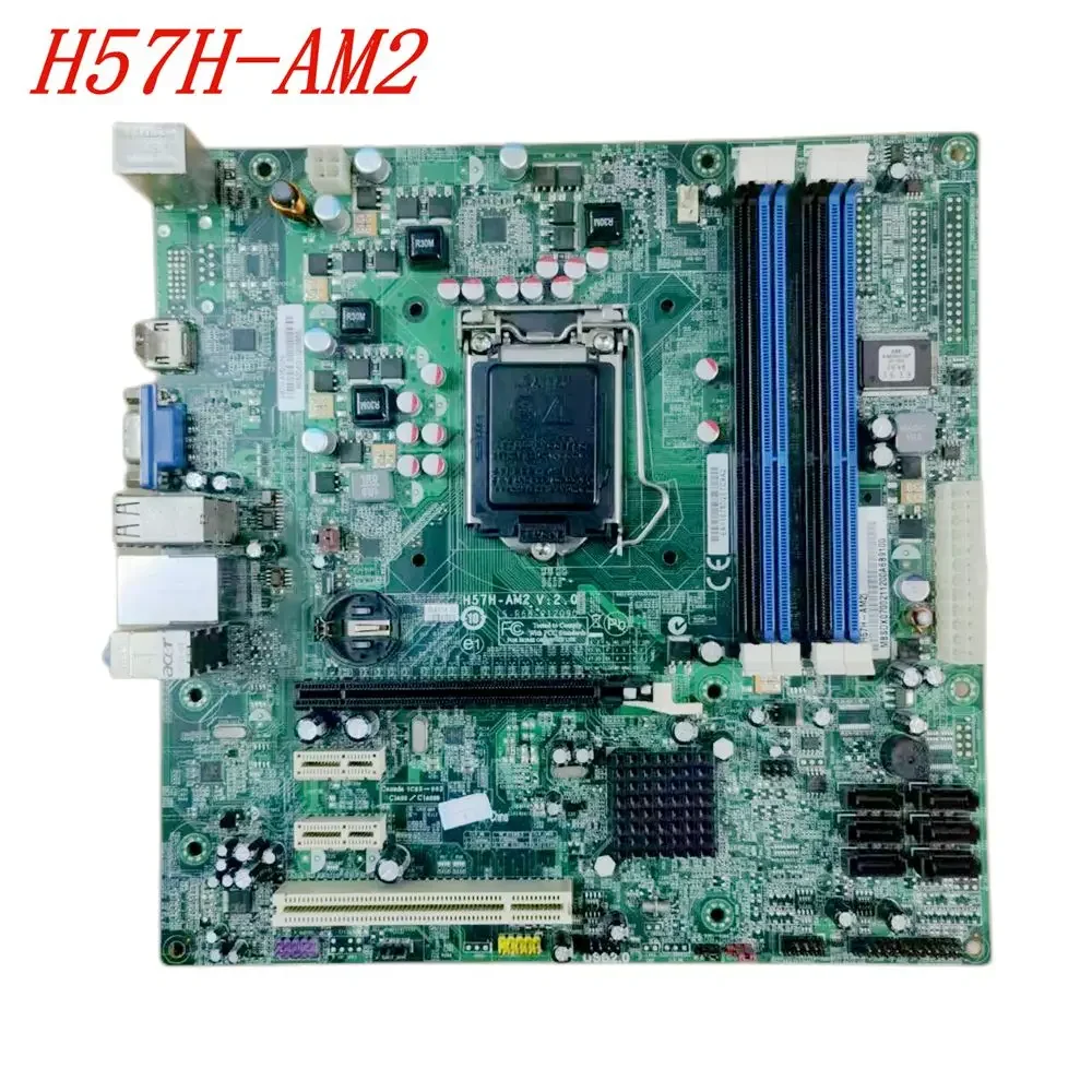 Nadaje się do płyty głównej Acer M3910 M5910 DX4840 H57H-AM2 DDR3 LGA1156 płyta główna 100% testowane w pełni działa