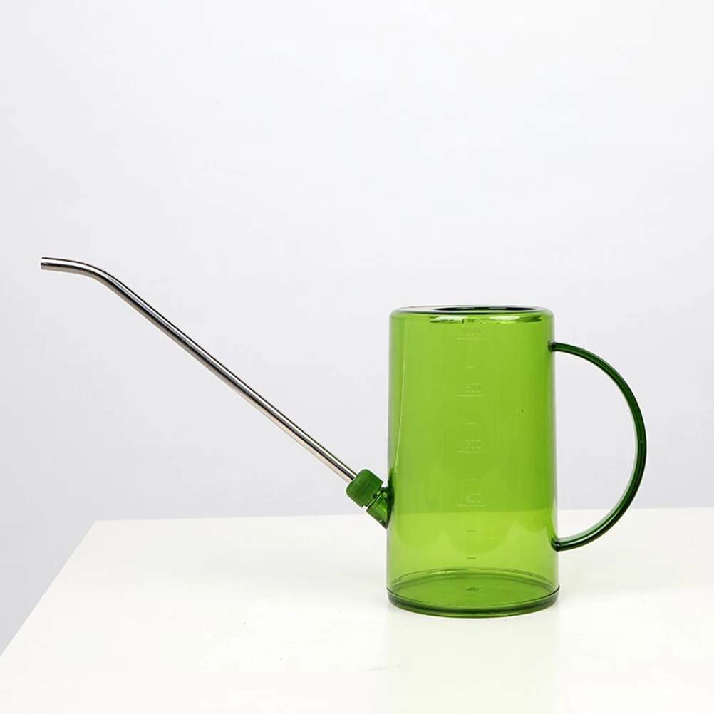 

1000 ML Watering Kettle Jugs Plant Device Can Indoor Flower Gardening Tool Ergonomic Handle Long Mouth Easy Use Semi Open Refill