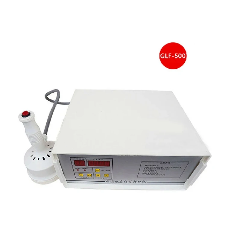 GLF500 Aluminum Foil Sealing Electromagnetic Seal Hine Fast Work Continuous Induction Sealer 1PC