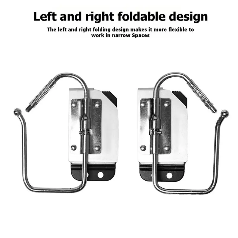 A98E-2025-0715 Folding Quick-Release Adhesive Tape Hang Buckle Metal Hammer Screwdriver Hang High Quality Electrician Tools
