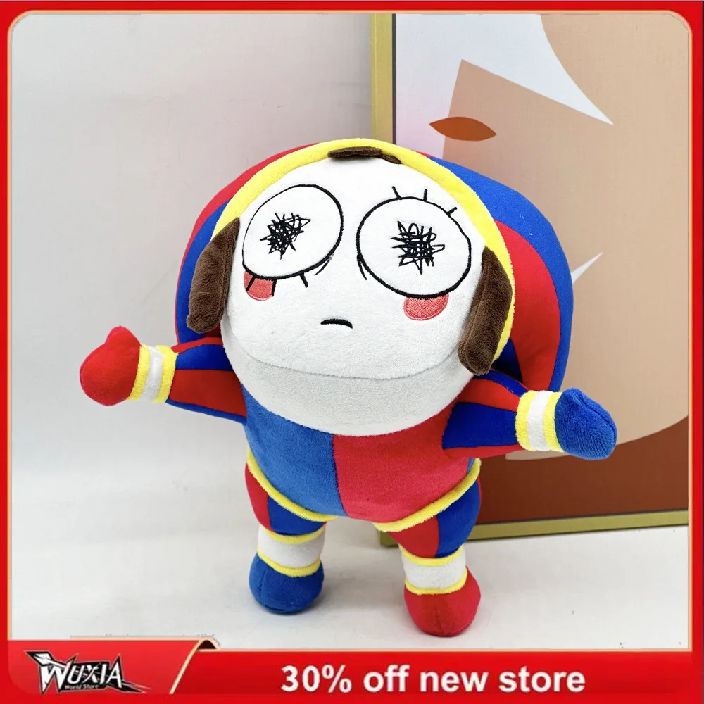 16cm Pomni Plush Doll The Digital Circu Court Favorite Jester Plushie Cute Kawaii  Ornaments Collection Desktop Display Gift Toy