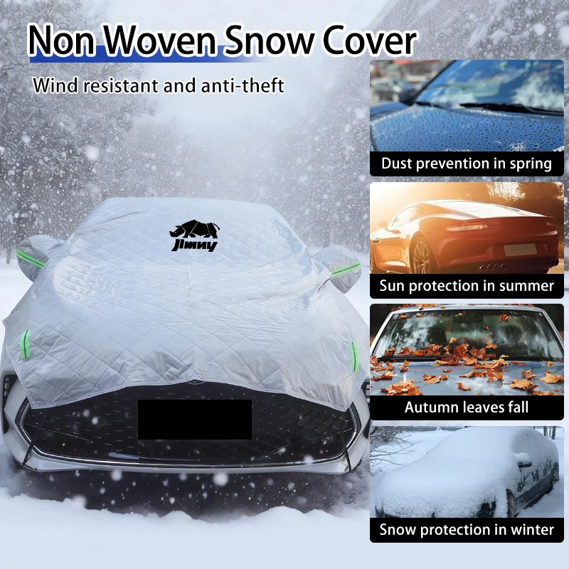 

Non-woven Fabric Car Cover Outdoor Protection Full Exterior Sunshade Snow Cover For Suzuki Jimny Alto Swift Grand Vitara Ignis