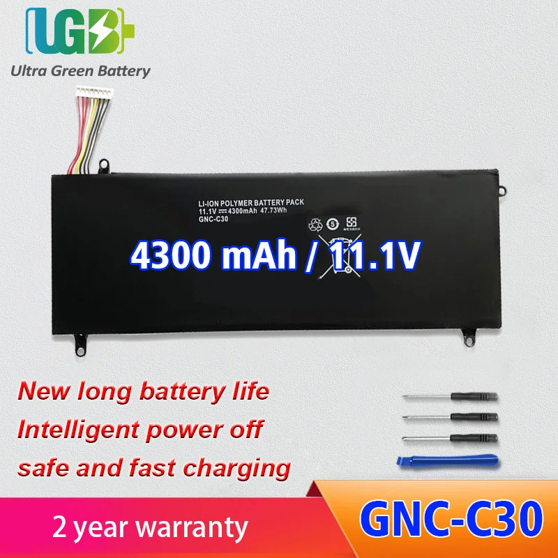 

UGB New GNC-C30 battery For GIGABYTE U2442 U24F P34G U2442N U2442S U2442V U24 U24T U2442T V1 V2 U2442D U2442F