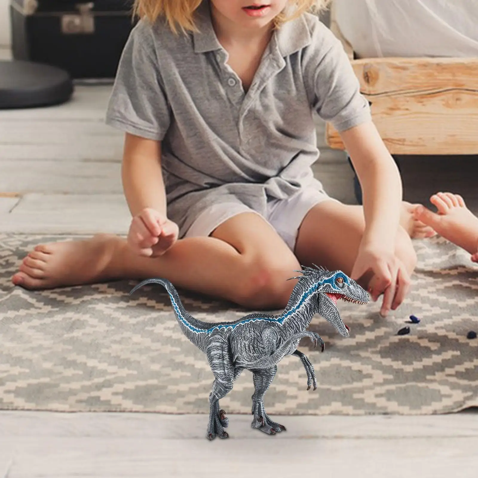 لعبة على شكل ديناصور نموذج تمثال على شكل حيوان للسيارات العلوية على شكل كعكة الهدايا