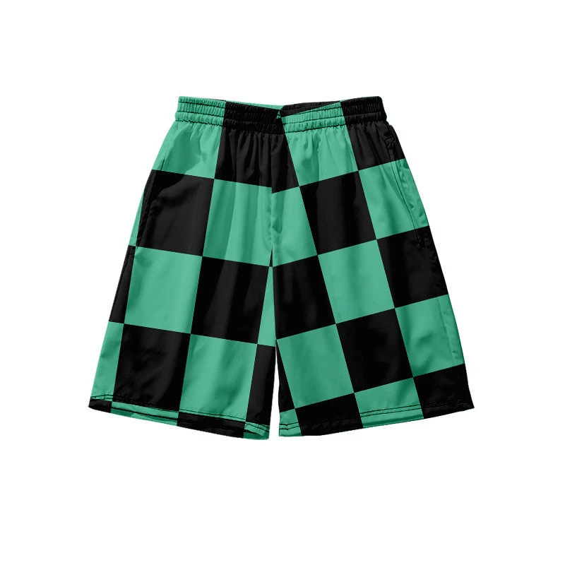 New Men's Quick-drying Shorts Japanese Animation 3d Printing Comfortable Casual Breathable Sweat-absorbing Y2K Beach Shorts Pant