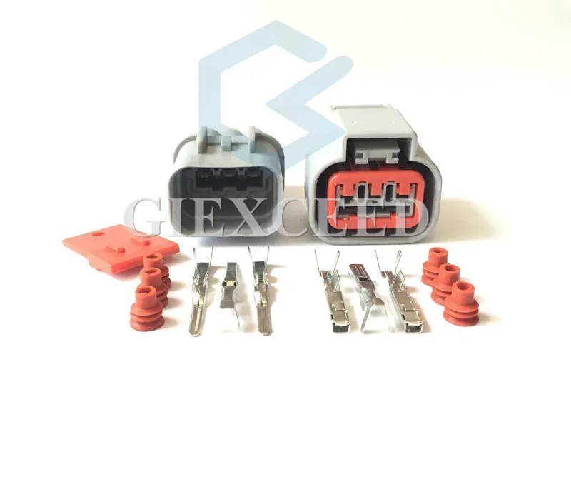 

2 Sets 3 Pin AC Assembly Compressor Plug Automotive Air Conditioner Connector Waterproof Socket For Changan CS35