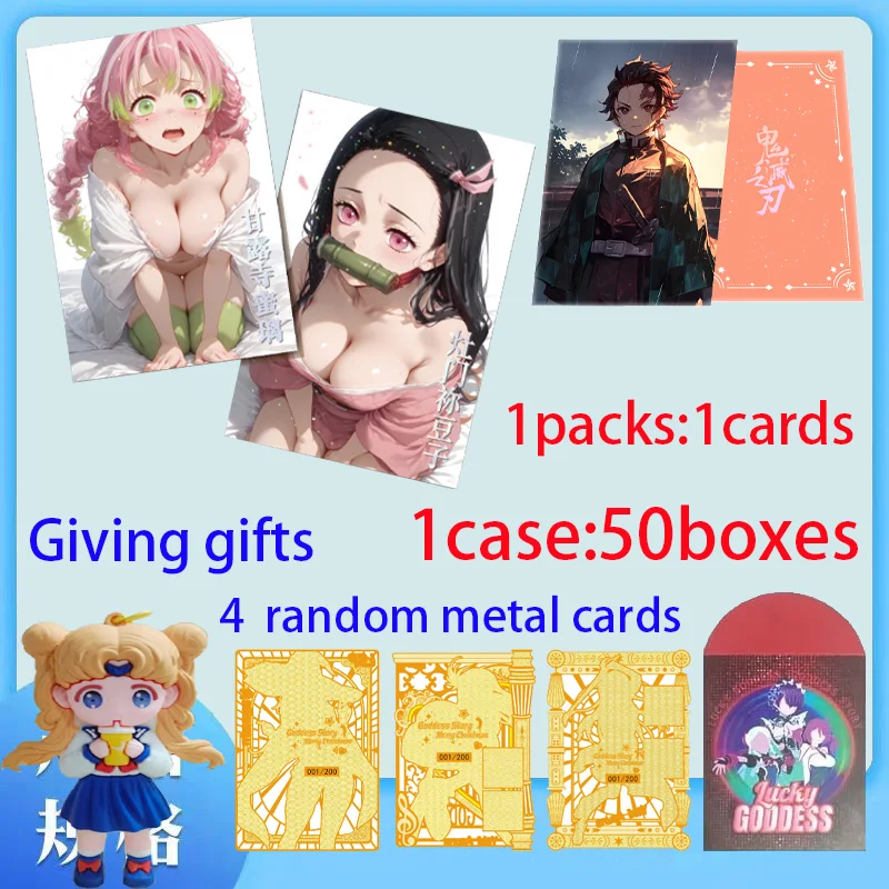 Orange Culture Demon Slayer Boards Collection Nezuko Shinobu Japanese Anime Kimetsu Yaiba Booster Box Tcg Card Toy Hobbies Gifts