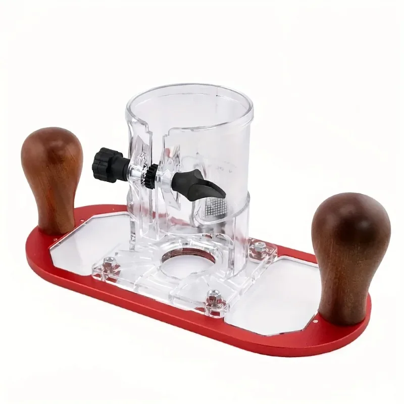 

Side machine inverted base modification transparent cover woodworking gong machine carving machine accessories multifunctional