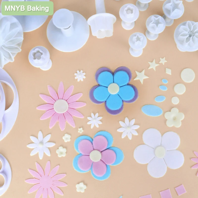 

Cutter Baking Suit Bread Making Fondant Turning Sugar Flower Decoration Baby Complementary Food Pastry Tool Food Safe Plastic