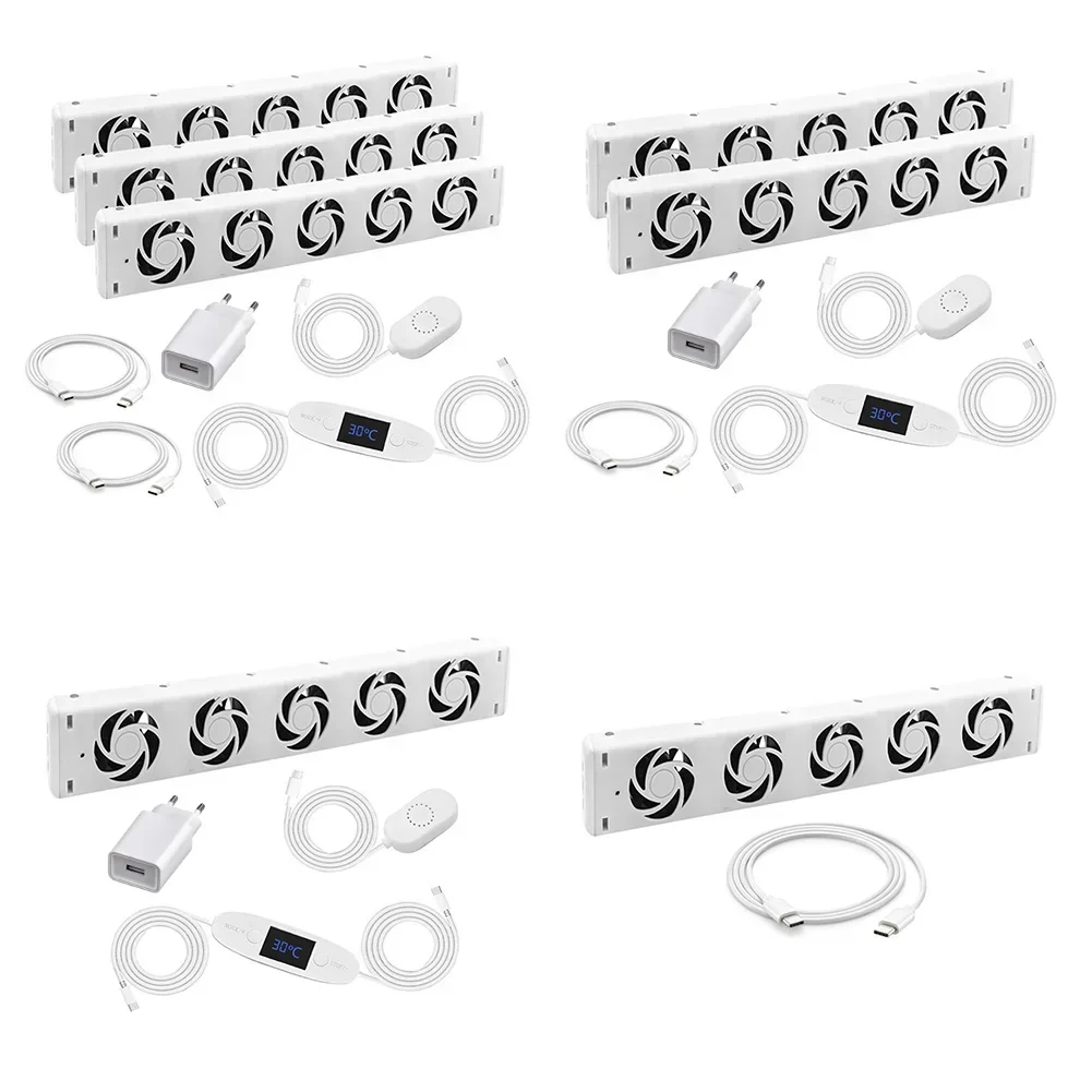 Upgrade 5.0 Radiator Fan For Smart Radiator Booster Extension Set Ventilator Fan Home Fireplace Fan Home Warm Heat Distributions