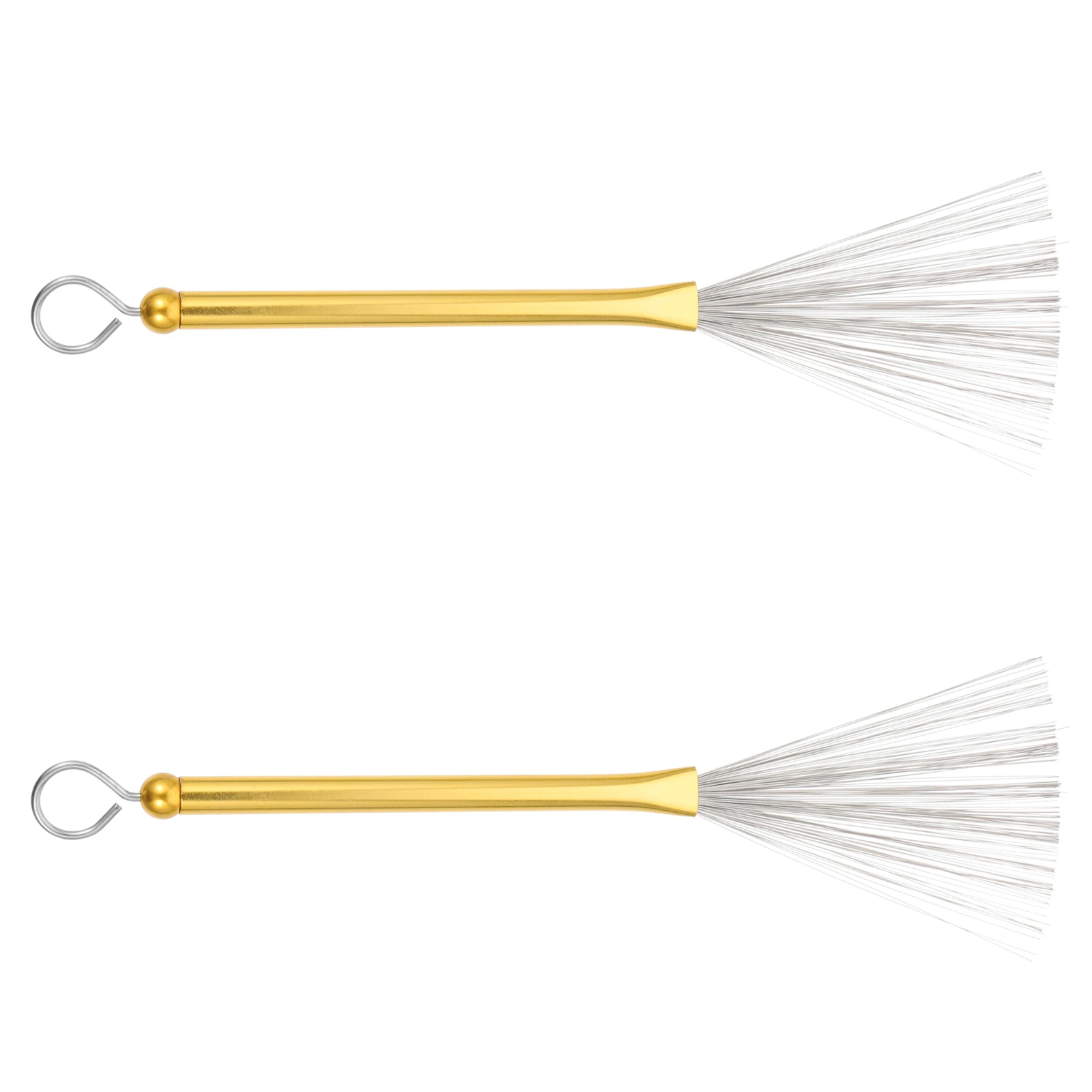 

1 Pair Of Retractable Drum Brushes With Steel And Plastic For Jazz Drum Set Accessories