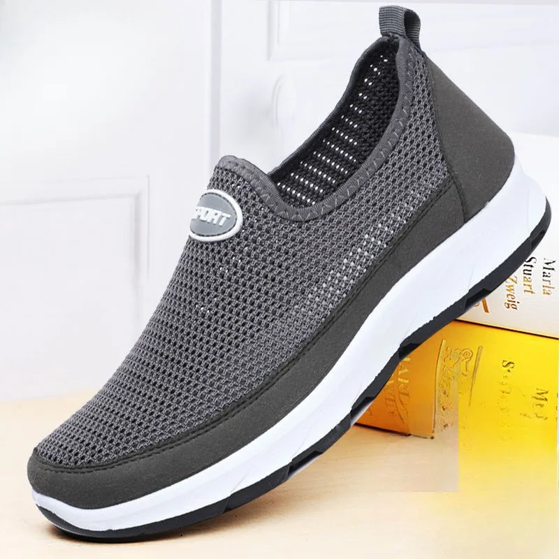 Men Mesh Casual Sports Shoes Summer New Fashion Mesh Casual Free Shipping Soft Sole Breathable Walking Running Shoes for Men