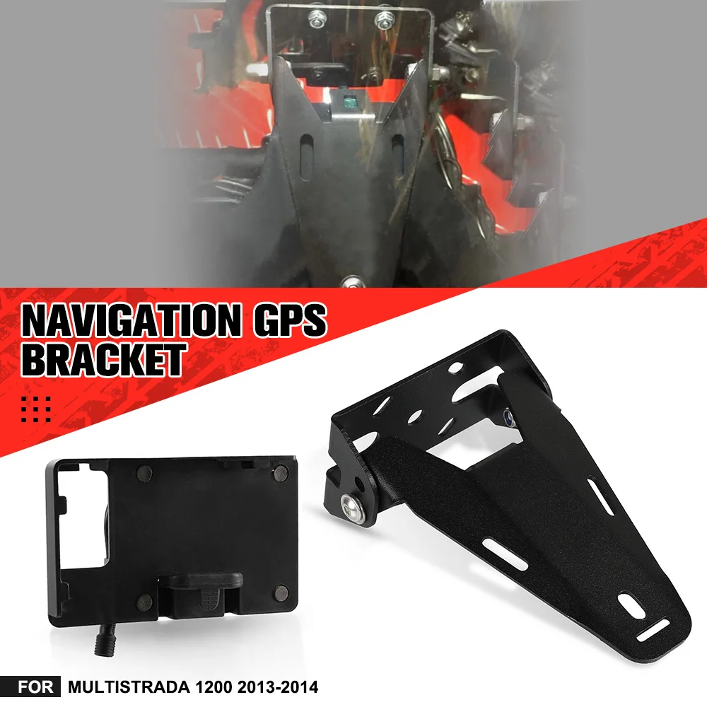

FOR DUCATI MULTISTRADA 1200 2013-2014 Motorcycle Wireless charging Mobile Phone Navigation Bracket GPS Mount MULTISTRADA1200