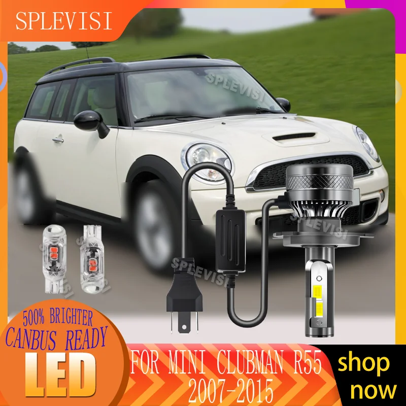 

IP68 H4 Hi Lo Beam LED complete peace of mind in your lighting upgrade For MINI CLUBMAN R55 2007 2008 2009 2010 2011 2012-2015