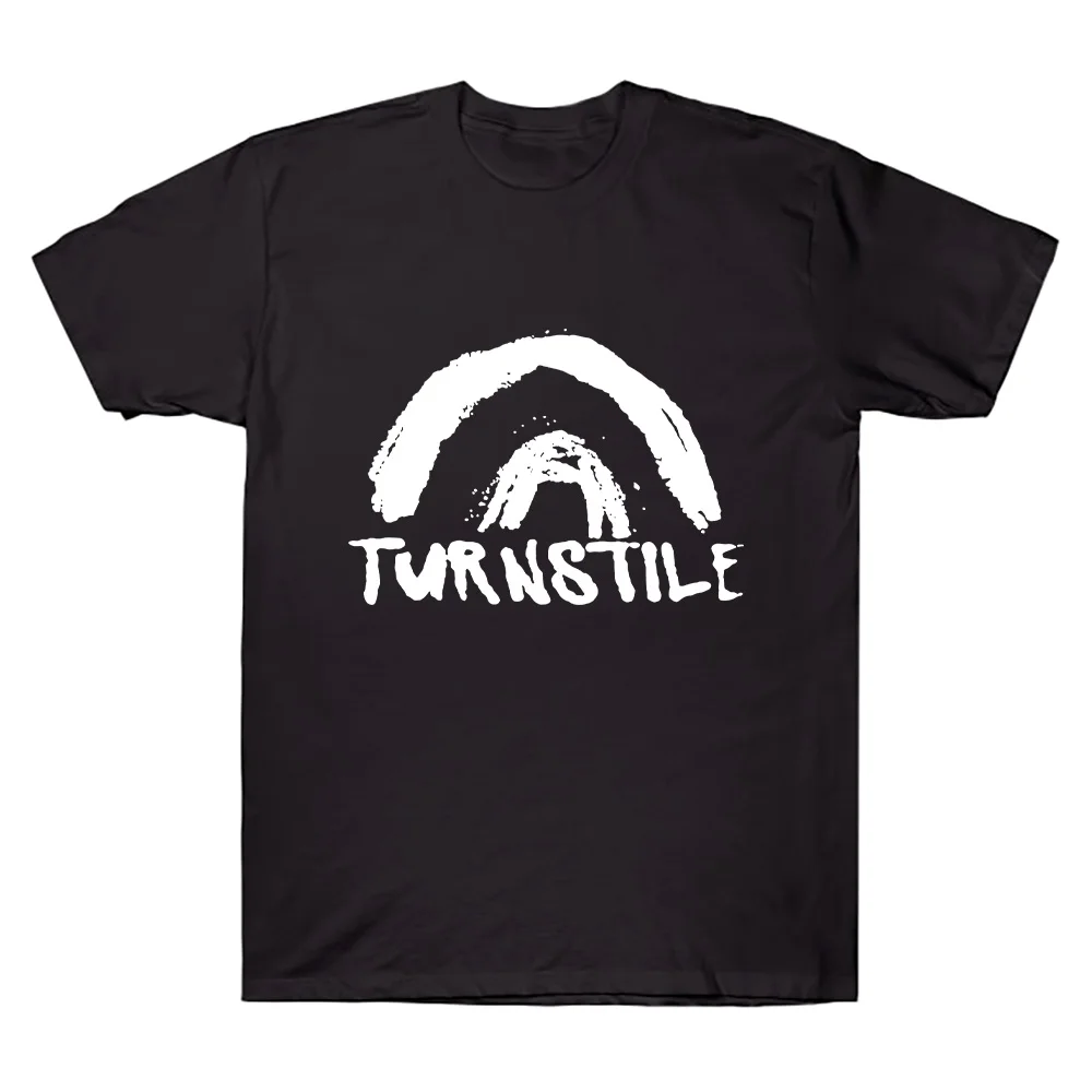 Camiseta Turnstile DOUBLE RAINBOW, Camiseta de la Banda Turnstile, Ropa de Algodón para Hombre, Estampado Gráfico, Estilo Rock, Streetwear, Nueva Camiseta de Verano 2026