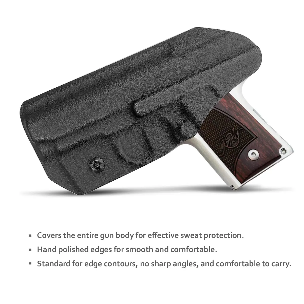 POLE.CRAFT Kimber Micro Holster IWB Kydex لحافظة Kimber Micro 9mm - حزام خصر داخلي مخفي - يمين